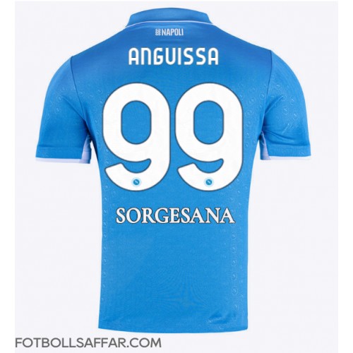 SSC Napoli Frank Anguissa #99 Hemmatröja 2024-25 Kortärmad